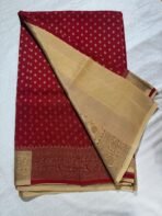 Pure banarasi semi crepe sarees - Image 3
