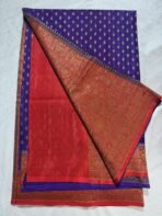 Pure banarasi semi crepe sarees - Image 2