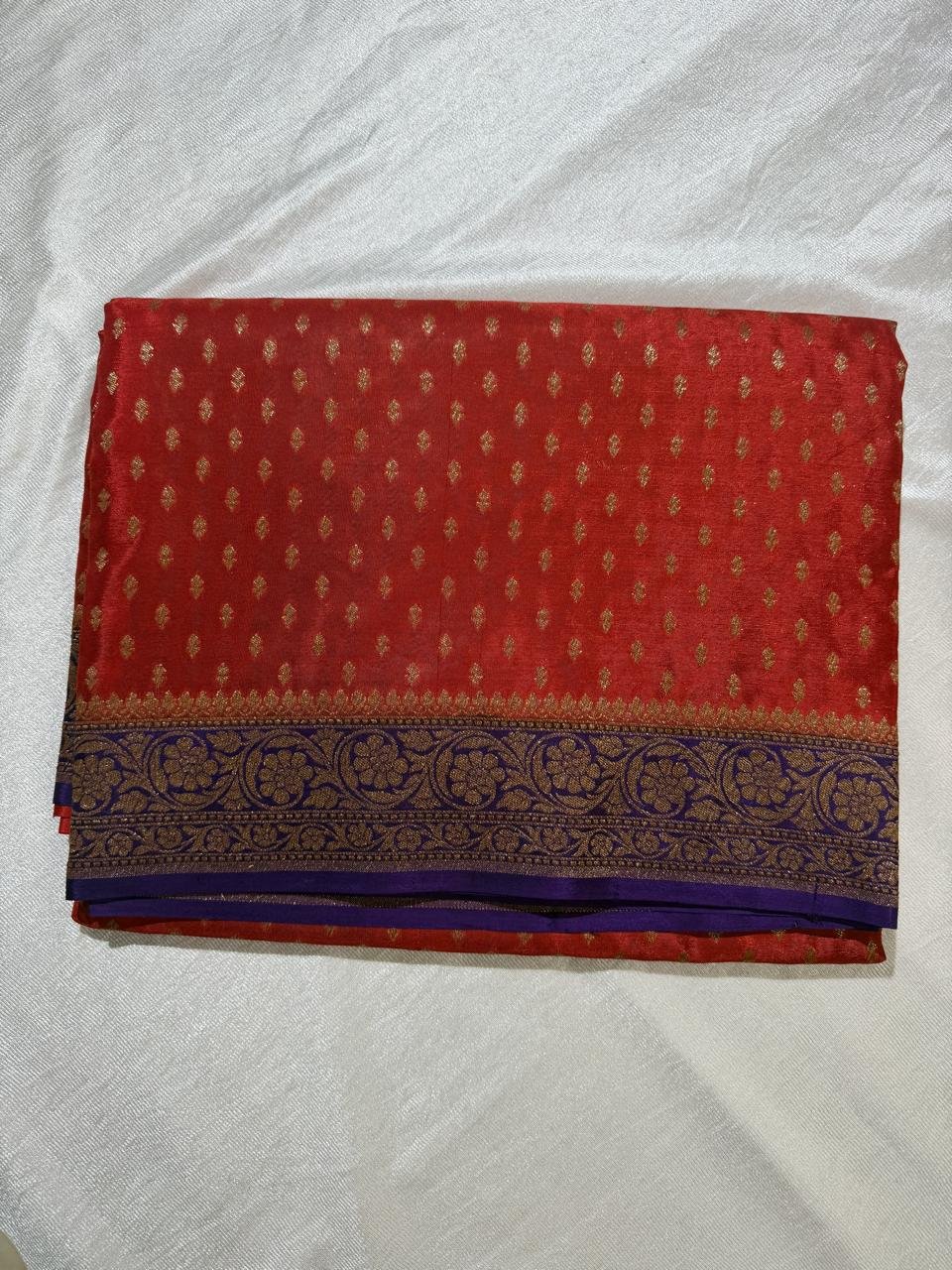 WhatsApp Image 2026-07-31 at 12.26.51 PM (3) Pure banarasi semi crepe sarees - Image 1