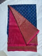 Pure banarasi semi crepe sarees - Image 2