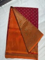 Pure banarasi semi crepe sarees - Image 2