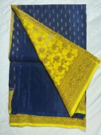 Pure banarasi semi crepe sarees - Image 3