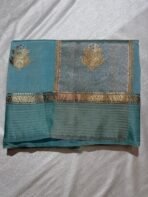 Row mango with tissue pattu saree