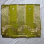 Row mango with tissue pattu saree